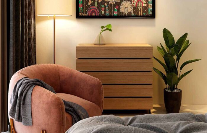 Chest of drawers for bedroom storage