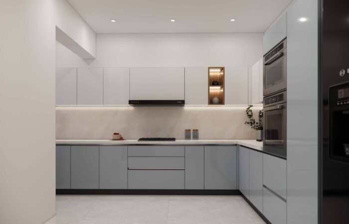 Premium Gola kitchen with Tall Appliance Unit