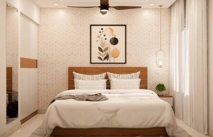 Scandinavian theme bedroom