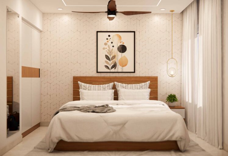 Scandinavian theme bedroom