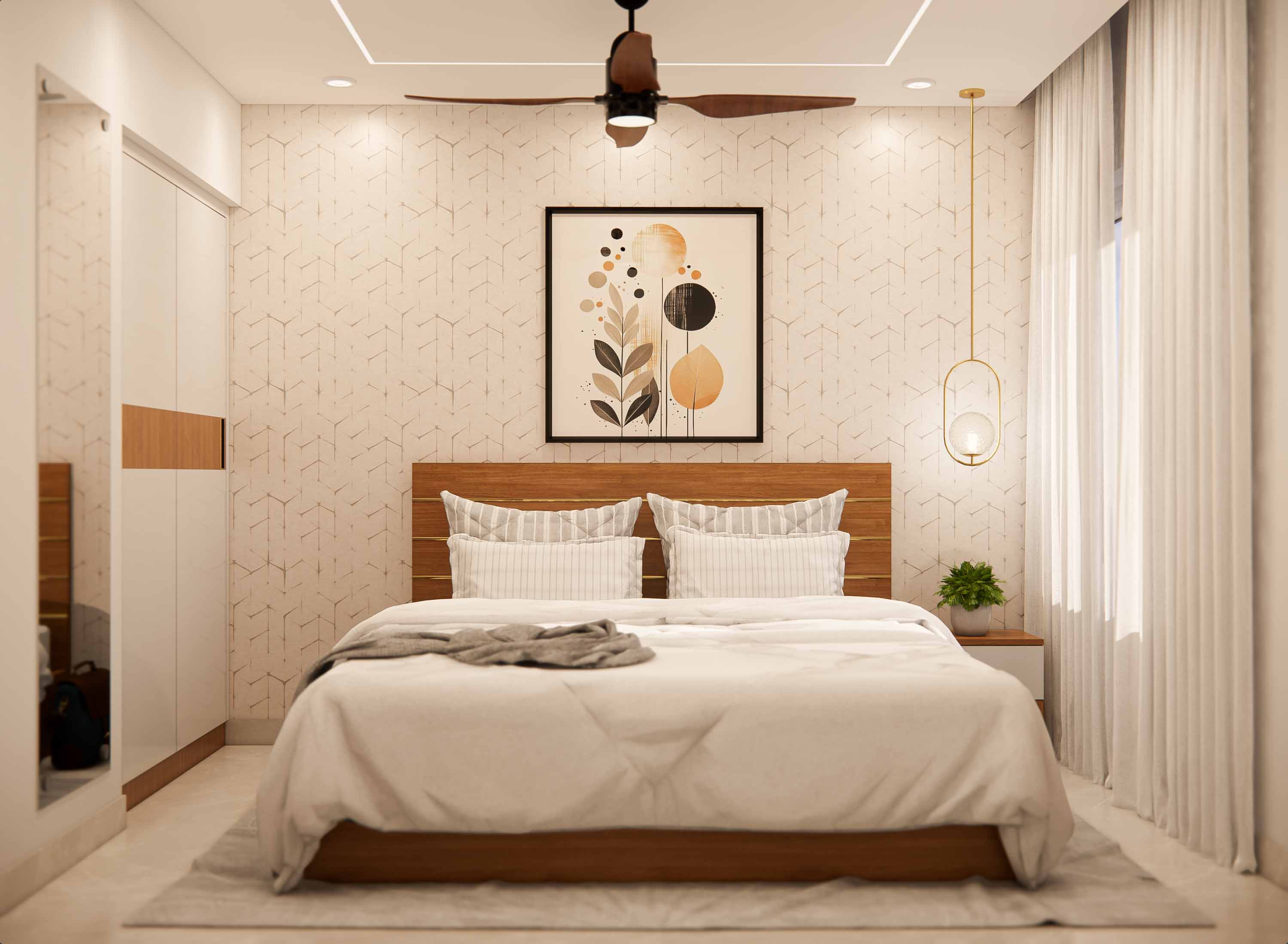 Scandinavian theme bedroom