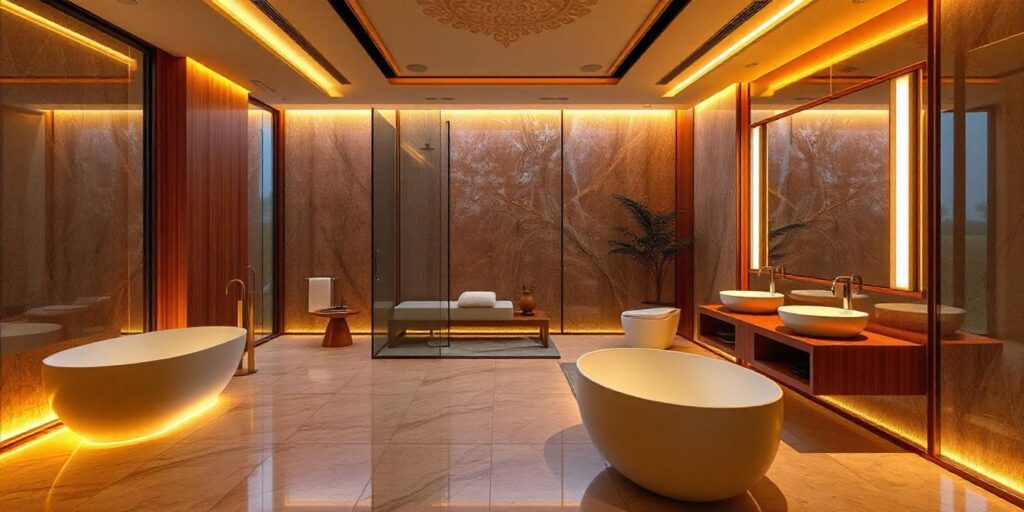 Bathroom Interior design.