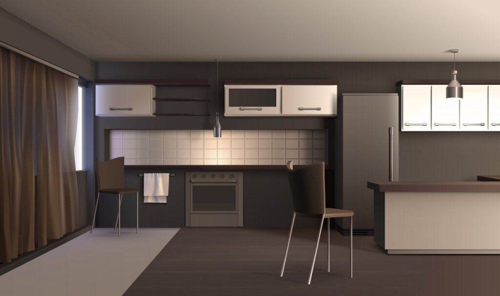 G-Shaped Kitchen