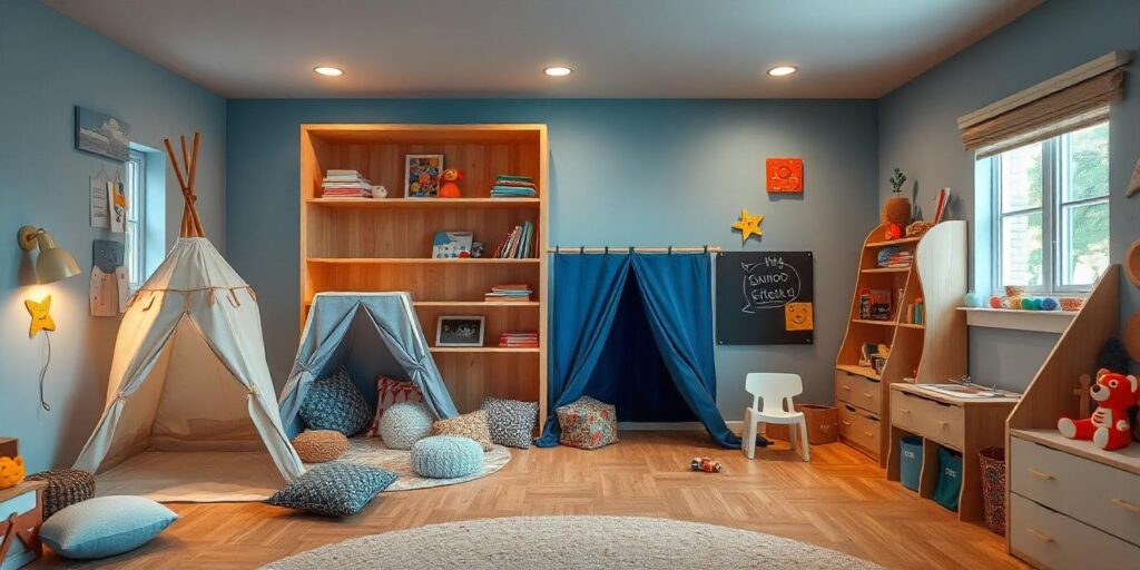 Kids room play area