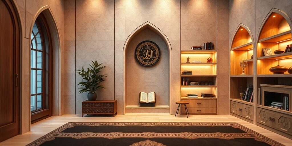 Prayer space interior design