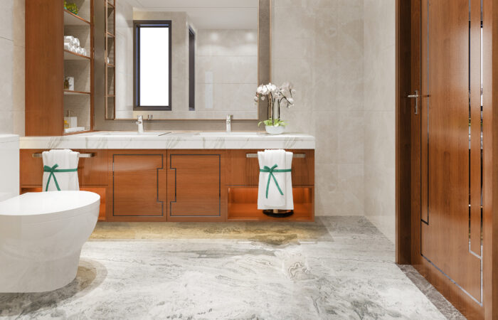 Bathroom flooring