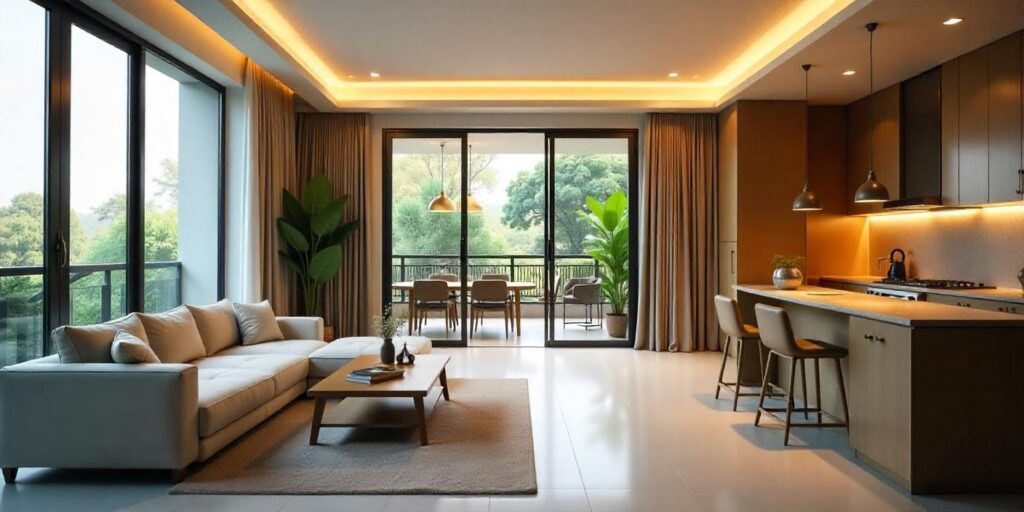 Flat interior design