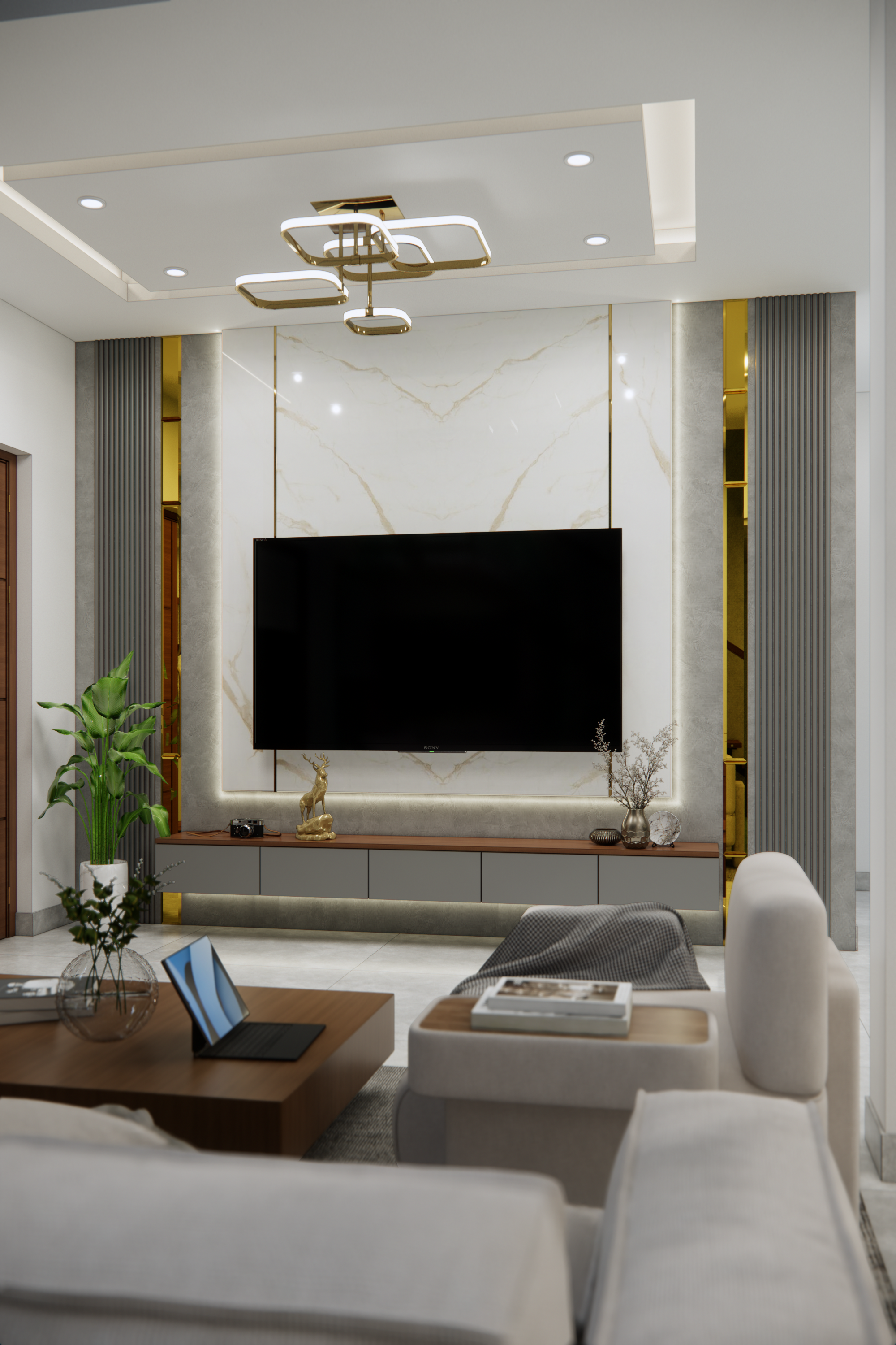 Faboolux Wall mount modular TV Unit