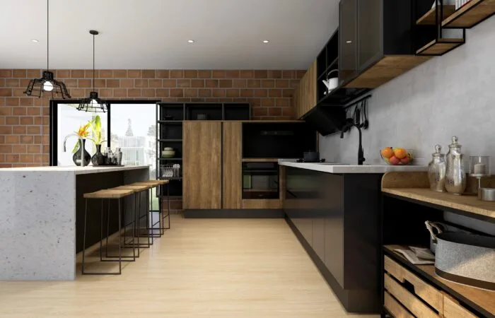 Faboolux L shape Island Kitchen