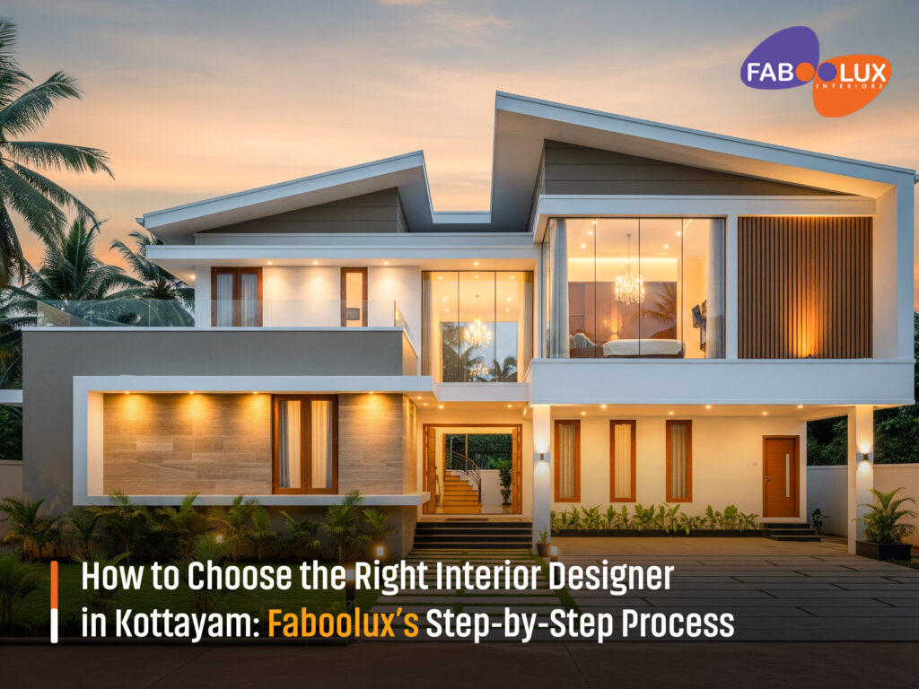 Choose the Right Interior Designer in Kottayam