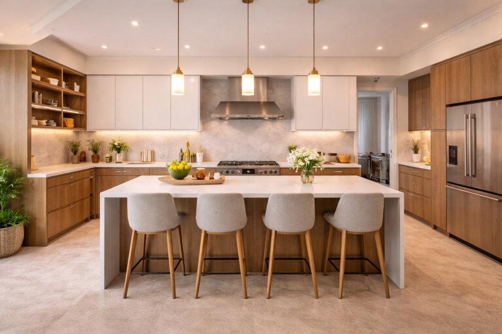 Everything You Need to Know About Modular Kitchens: Design, Materials & Benefits 6 modular kitchen designers in Kerala