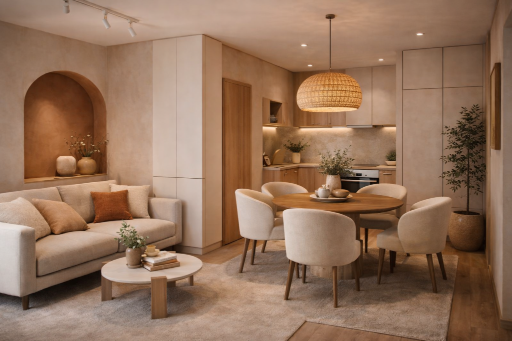 How Professional Interior Designers in Kochi Maximize Small Apartment Spaces 1 ChatGPT Image Feb 26 2026 02 18 33 PM