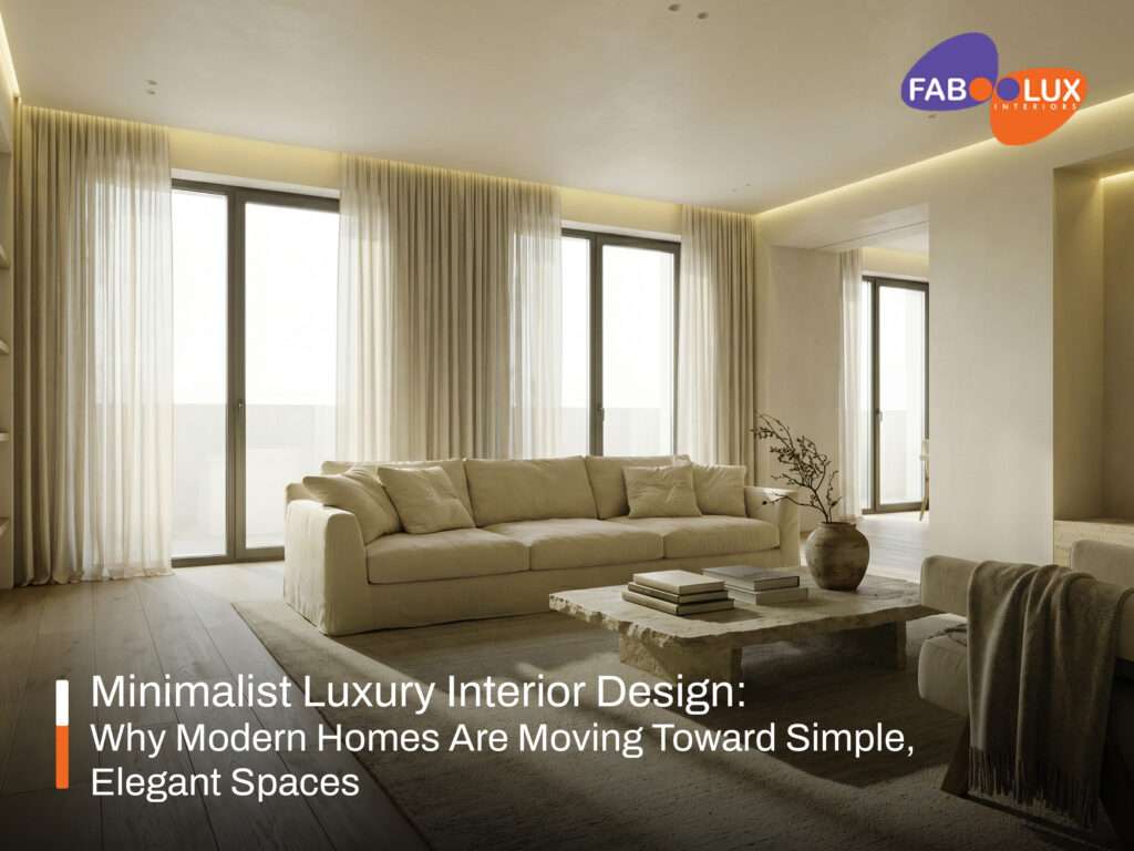 Minimalist Luxury Interior Design in Kerala