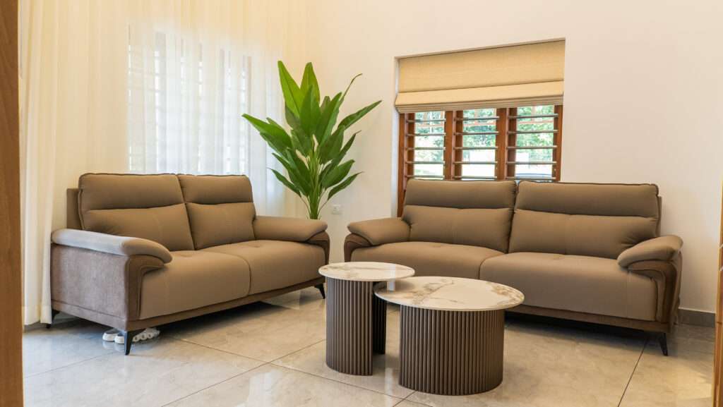 Living Room Interior Design for Villas in Kochi 